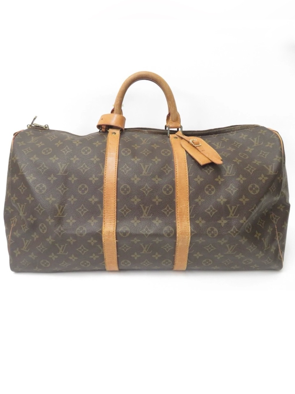 Louis Vuitton Monogram Duffle Boston Bag Keepall 55
